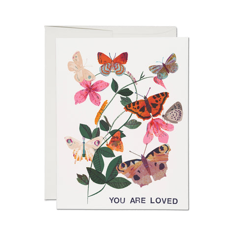 Flutter Love Single Card