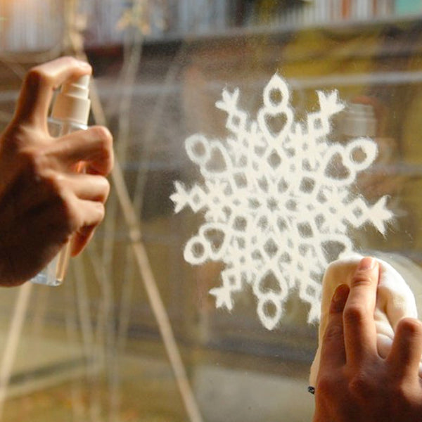 Washi Window Snowflakes