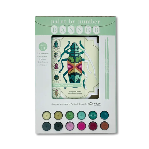 Beetles Paint By Number Banner Kit
