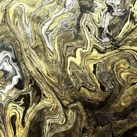Marble - Gold/Silver on Black