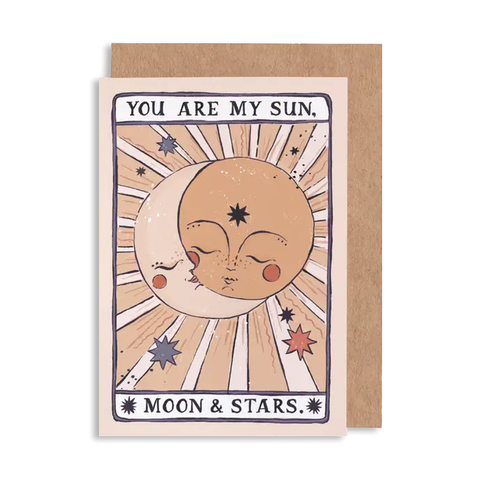 Sun, Moon & Stars Single Card